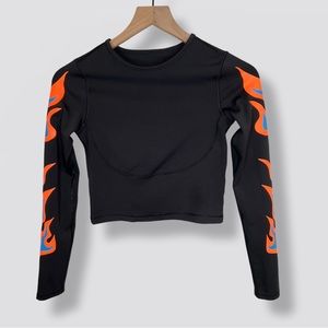 Savage X Fenty Long Sleeve Crop Top
